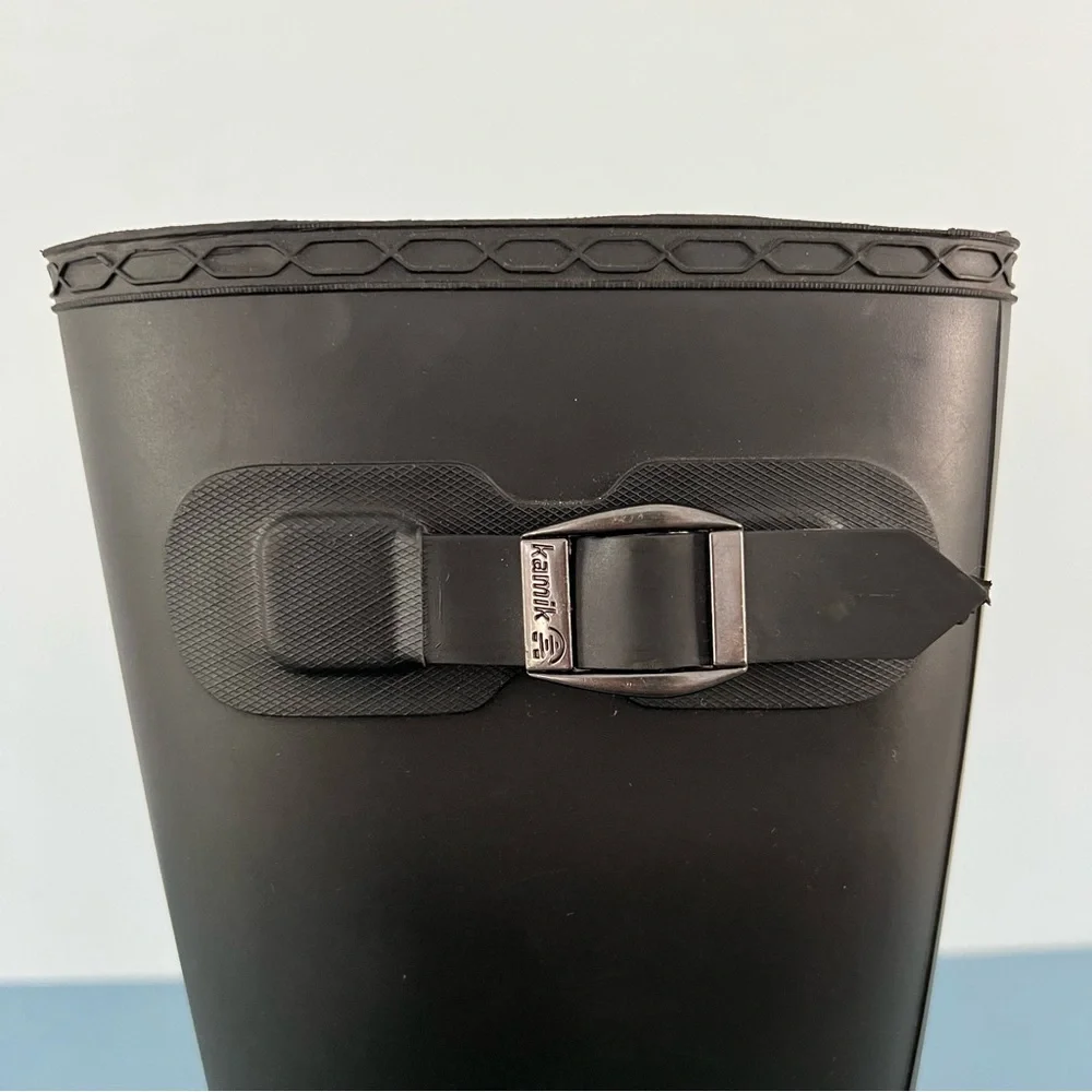 Kamik Olivia Waterproof‎ Black Rubber Rain Boots